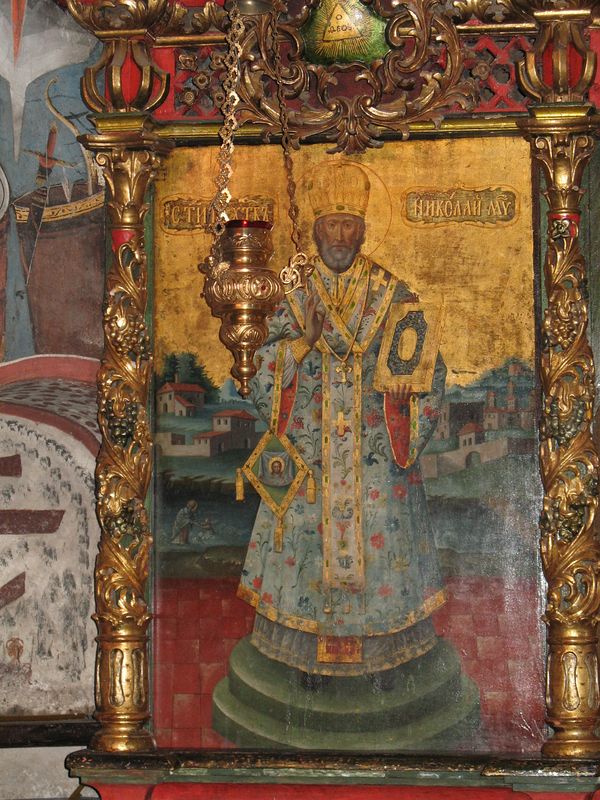 Румынская икона свт. Николая Чудотворца
