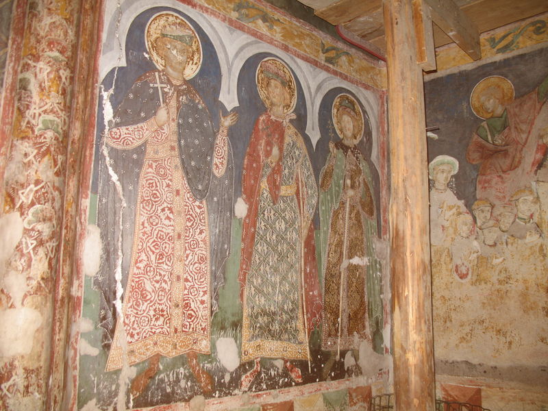 Фрагмент внутренней росписи храма