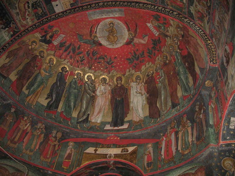 Внутренняя роспись Преображенского собора