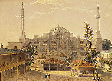 Chevalier Gaspard Fossati, “Aya Sofia Constantinople…”, 1852