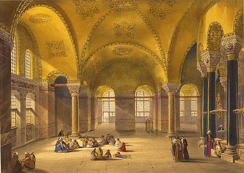 Chevalier Gaspard Fossati, “Aya Sofia Constantinople…”, 1852