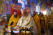 Патриаршее освящение храма Смоленского скита Валаамского монастыря 17 сентября 2007 г.