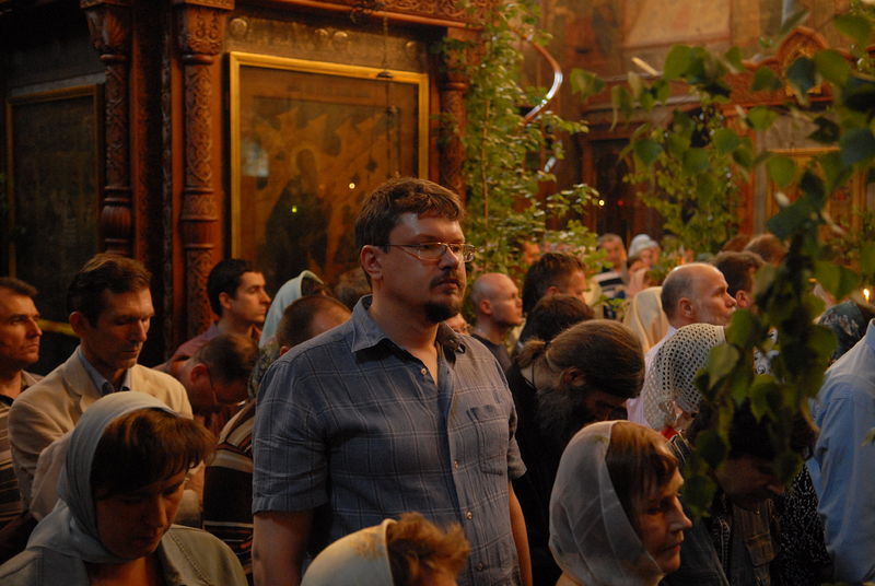 День Святой Троицы 2010 года в Сретенском монастыре. Фото: Антон Поспелов / Православие.Ru