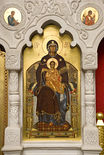 Пресвятая Богородица. Иконостас левого придела в честь преподобной Марии