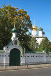 Вид на Сретенский монастырь со стороны ул. Лубянки