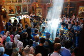 Перед праздничным крестным ходом. Сретение Владимирской иконой Пресвятой Богородицы