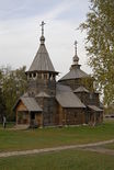 Воскресенская церковь (1776 г.) из с. Патакино Камешковского района. Музей деревянного зодчества и крестьянского быта