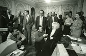 Встреча с журналистами в Советском фонде культуры. Май 1988 г.