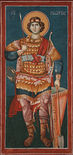 Св. вмч. Георгий Победоносец (копия). XIV в. Македония. Фреска