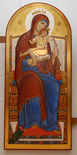 Богородица на троне «Достойно есть». Собор Спаса Нерукотворного в с. Клыково