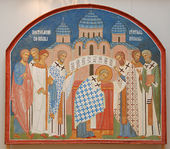 Поставление во епископа свт. Николая. Фреска