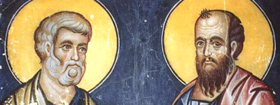The apostles Peter and Paul