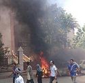 In Egypt supporters of Morsi set two Churches on fire