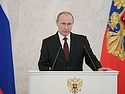 V. Putin: "Today society is expected to consider good and evil equal"