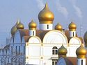 Administrative buildings resembling Russian Orthodox Churches constructed in China
