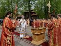 Patriarch Kirill serves a Liturgy at Butovo