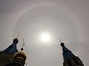 Parishioners of Blagoveshchensk saw a miraculous appearance in the sky on Pentecost