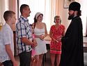 Archbishop Theophylact visits refugees in Yessentuki
