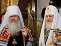 Metropolitan Tikhon concelebrates Liturgy with Patriarch Kirill
