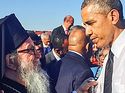 Archbishop Demetrios of America Crosses Edmund Pettus Bridge with President Obama