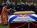 Archbishop Michael of Geneva and Western Europe Participates in the Reburial of the Remains of Grand Duke Nikolai Nikolaevich and His Wife