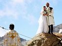 Love at first... height - A Georgian couple gets married at 4000m above sea level in Kazbegi