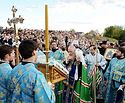 Patriarch Kirill performs a prayer service at the site of martyrdom of Holy Passion-Bearer Prince Gleb