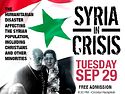 Lecture on the Syrian Humanitarian Crisis