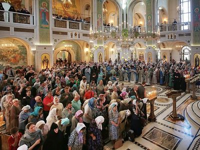 Празднование Владимирской иконы Божией Матери