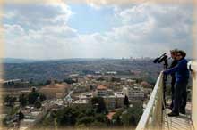 Вид на Святой Град Иерусалим с колокольни