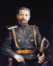 Портрет генерала Каппеля. 2001 г. Художник Р.В. Былинская