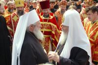 Патриарх Алексий II и Митрополит Лавр. Бутово 2004 год.