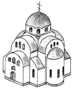 Эскиз нового храма Святой Троицы
