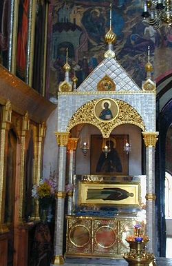 Рака над мощами преподобного Саввы Сторожевского