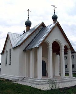 Храм во имя святой Великомученицы Анастасии Узорешительницы, в Новотроицкой колони