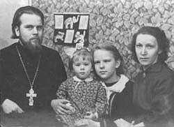 Накануне ареста 25.02.1957 года, священник 