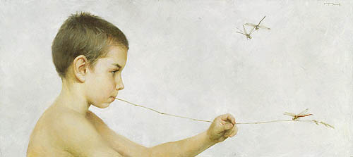 Татьяна Чувашева. Игра. Холст, масло.