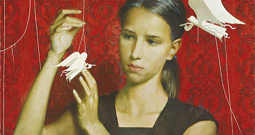 Татьяна Чувашева. Театр. Холст, масло.