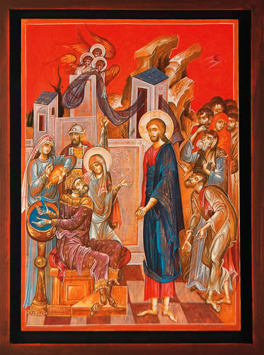 Христос перед Пилатом. Икона работы Георгиоса Кордиса