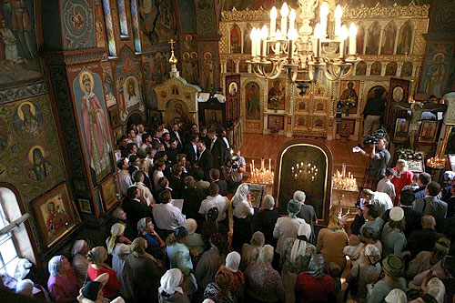 Державная икона Пресвятой Богородицы в Свято-Троицком монастыре, Джорданвилль. Фото: М. Родионов / Православие.Ru