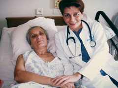 Доктор Елизавета Глинка с пациентом