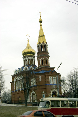 Казанский храм в Ижевске; по выходным здесь идут службы на удмуртском языке