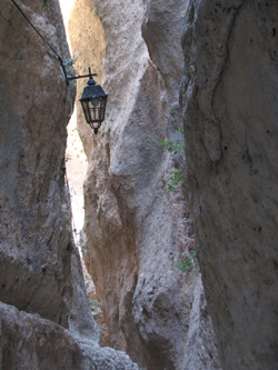 Ущелье, через которое св. Фекла спаслась от преследователей