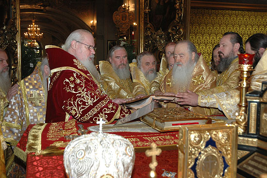 Хиротония архимандрита Панкратия (Жердева) во епископа Троицкого. Фото: Патриархия.Ru