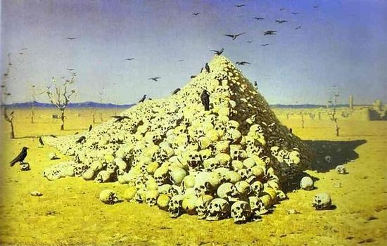 "The Apotheosis of War" (1871). A painting by Vasily Vereschchagin