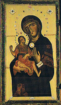 Чудотворная икона Божией Матери, хранящаяся в Старой капелле Регенсбурга