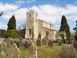 The beautiful Lastingham Church which has 7th century Saxon and early Norman origins