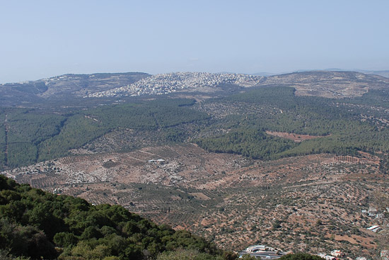 Вид с горы Фавор