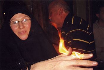 Sister Photinia of the women’s Monastery of St Mary Magdalene, Gethsamane, Jerusalem, 2007