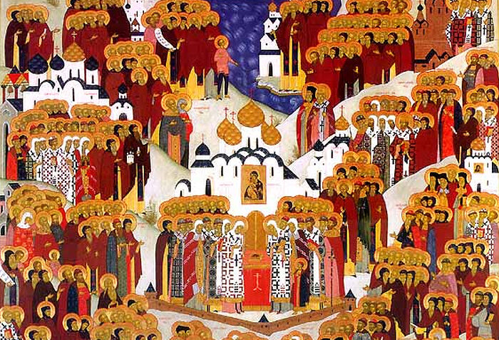Icon of All the Saints of the Russian Land.